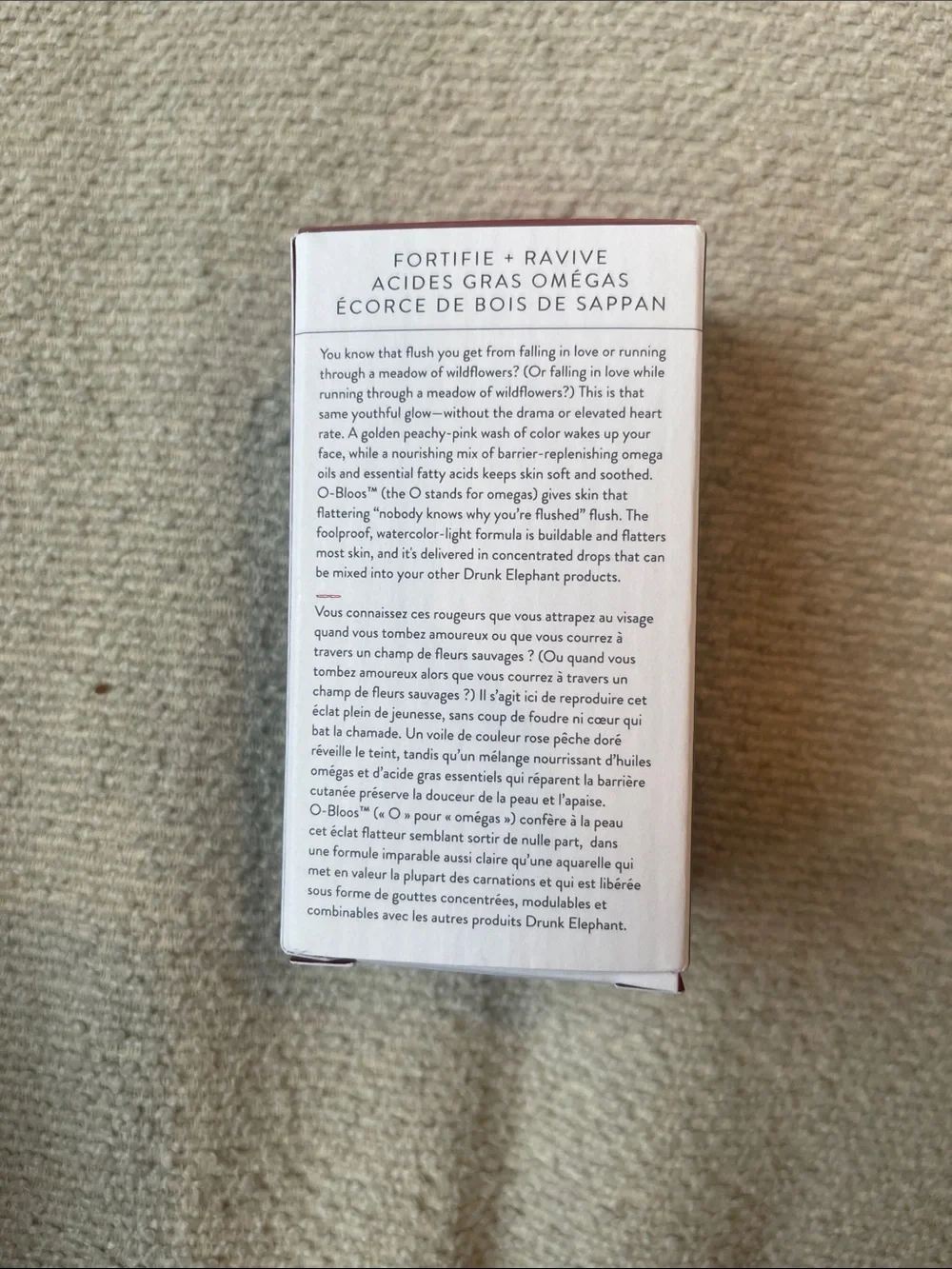 Drunk Elephant O-Bloos Rosi Drops Blush Serum - Pink NIB